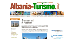 Desktop Screenshot of albania-turismo.it