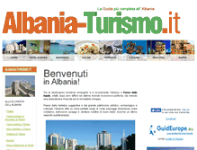 Tablet Screenshot of albania-turismo.it